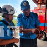 Bomberos Unidos del Departamento de Boaco; realizó una capacitación en temas de rescate y detención de incendios