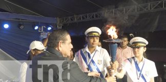 Estudiantes de Estelí reciben la antorcha de la libertad con fervor patriótico