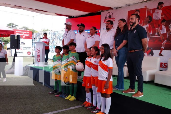 Foto: Claro comprometida con el desarrollo del deporte infantil /TN8