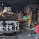 Foto: Familia casi pierde la vida en incendio provocado por vehículo en mal estado