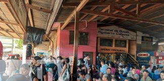 Foto: Afluencia de viajeros en aumento durante las vacaciones patrias en el mercado El Mayoreo