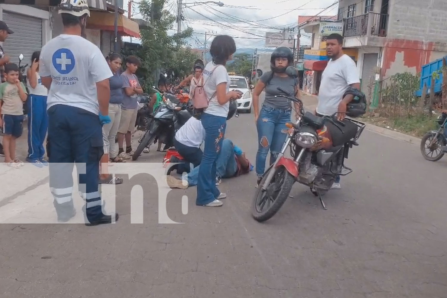 Foto: Accidente entre motociclistas en Estelí /TN8