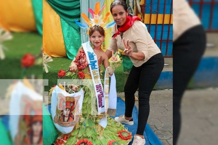 Foto: Niña de riscos de oro es la reina del maíz en el Triángulo Minero/TN8