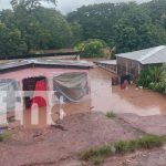 Foto: Viviendas anegadas en comarcas aledañas de Chontales /TN8