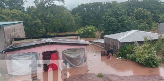 Foto: Viviendas anegadas en comarcas aledañas de Chontales /TN8