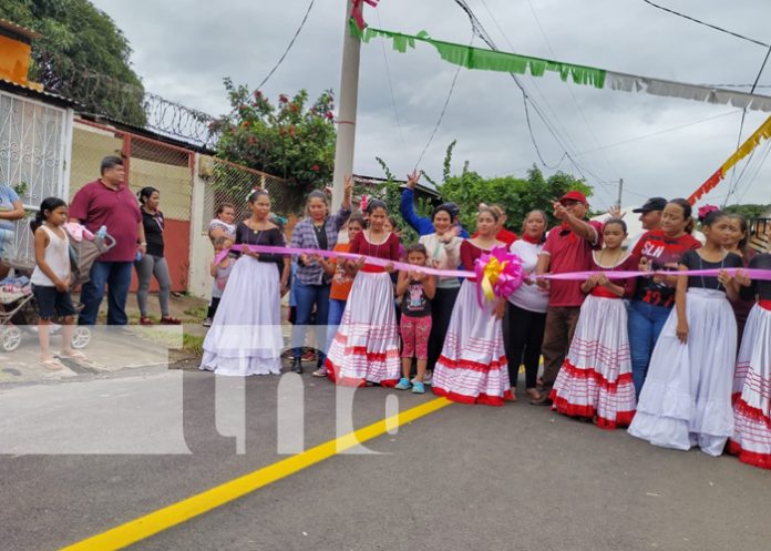 Foto: Renovación vial en Managua /TN8