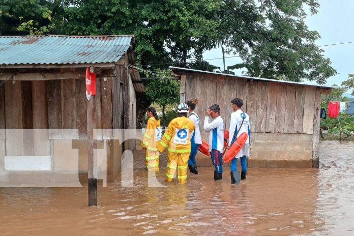 Foto: Lluvias en Rivas provocan crecida de ríos y colapso de viviendas/TN8