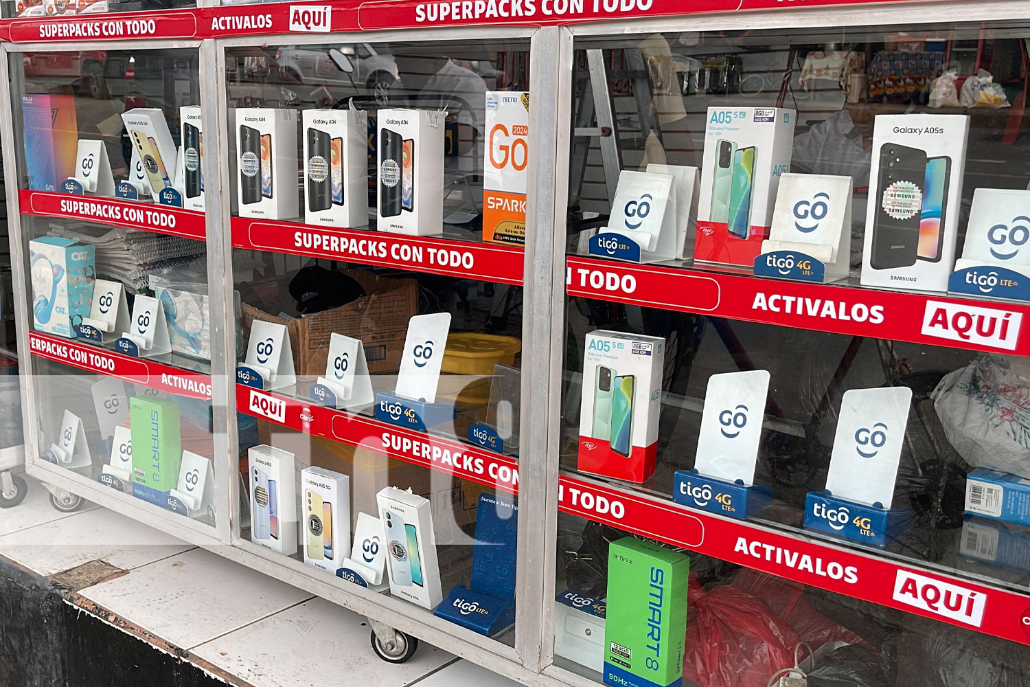 Foto: Robo millonario en tienda de celulares en Santo Tomás, Chontales/TN8