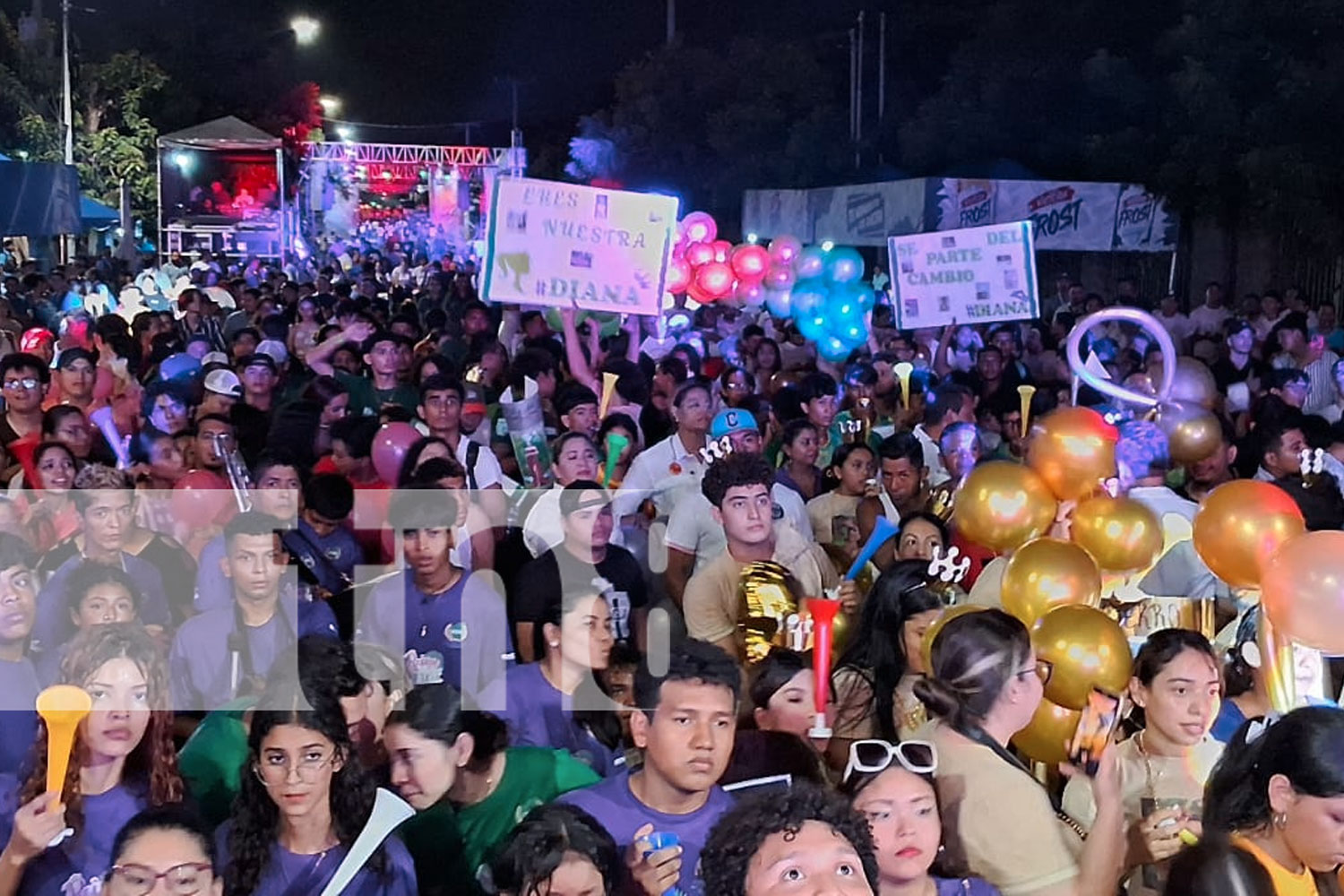 Foto: Avenida Universitaria en Managua, vibra con la elección de la Reina de la Madre Tierra/TN8