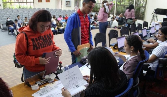 Foto: Proceso de matrículas universitarias en Nicaragua (Archivo)