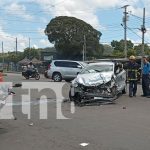 Foto: accidente de tránsito se registró en el kilómetro 29 de la carretera Masaya/TN8