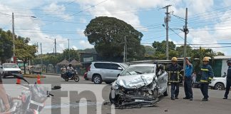 Foto: accidente de tránsito se registró en el kilómetro 29 de la carretera Masaya/TN8