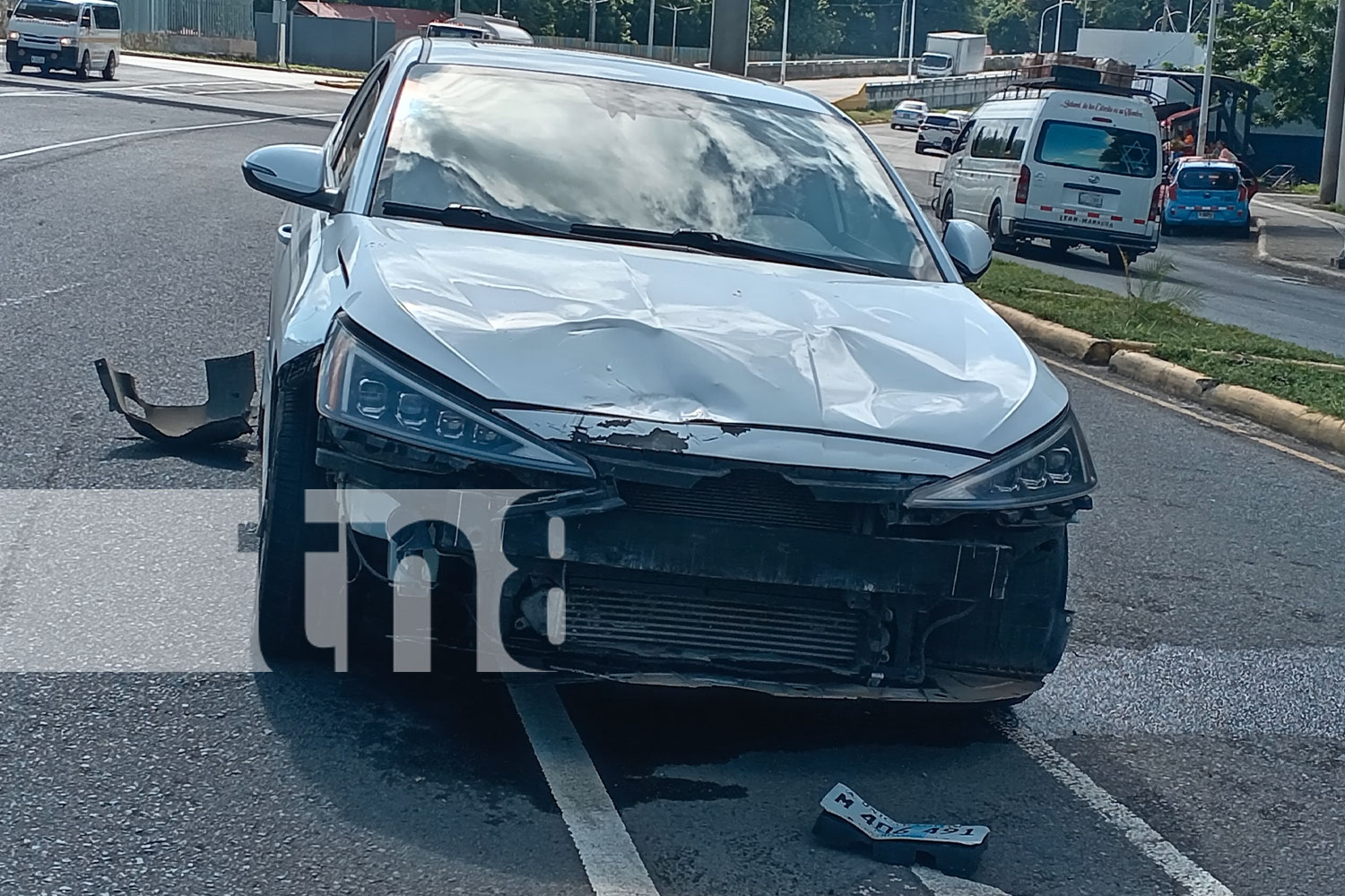 Foto: Colisionado por un carro en Las Piedrecitas /TN8