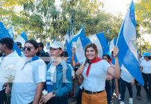 Foto: Jóvenes de Nicaragua conmemoran 168 años de la Batalla de San Jacinto/ TN8