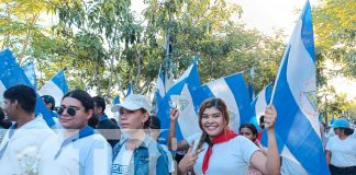 Foto: Jóvenes de Nicaragua conmemoran 168 años de la Batalla de San Jacinto/ TN8