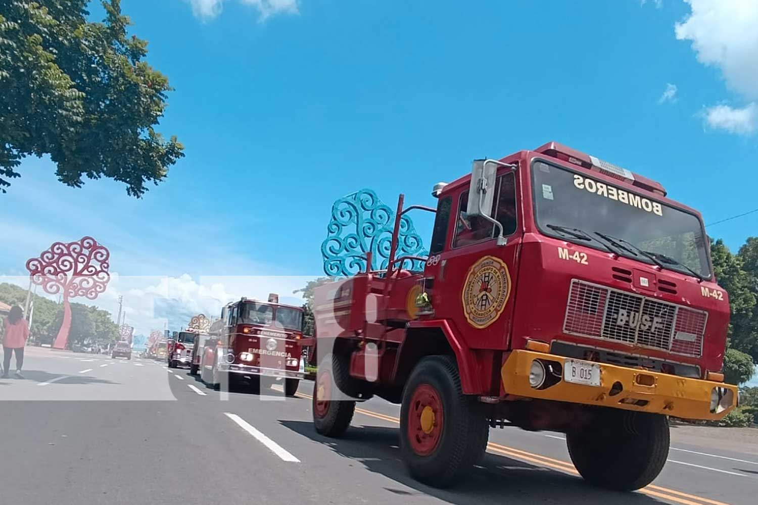 Foto: Bomberos Unidos de Nicaragua celebraron el 88 aniversario/TN8