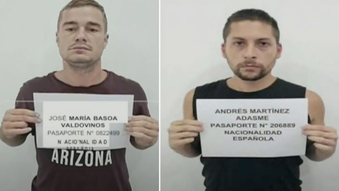 Foto: Españoles detenidos en Venezuela por plan magnicida