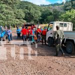 Foto: Una persona que estaba siendo arrastrada por el río Grande de Matagalpa/TN8