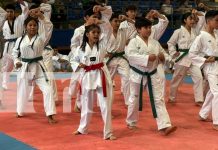 Foto: Taekwondo como parte de los Juegos Juveniles en Nicaragua/TN8