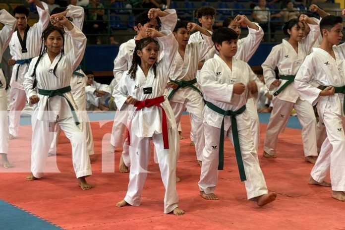 Foto: Taekwondo como parte de los Juegos Juveniles en Nicaragua/TN8