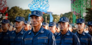 Foto: Presidente Daniel Ortega, en acto del 45 aniversario del Ejército de Nicaragua