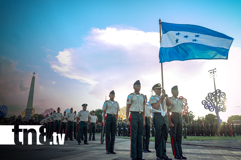 Foto: Presidente Daniel Ortega, en acto del 45 aniversario del Ejército de Nicaragua 