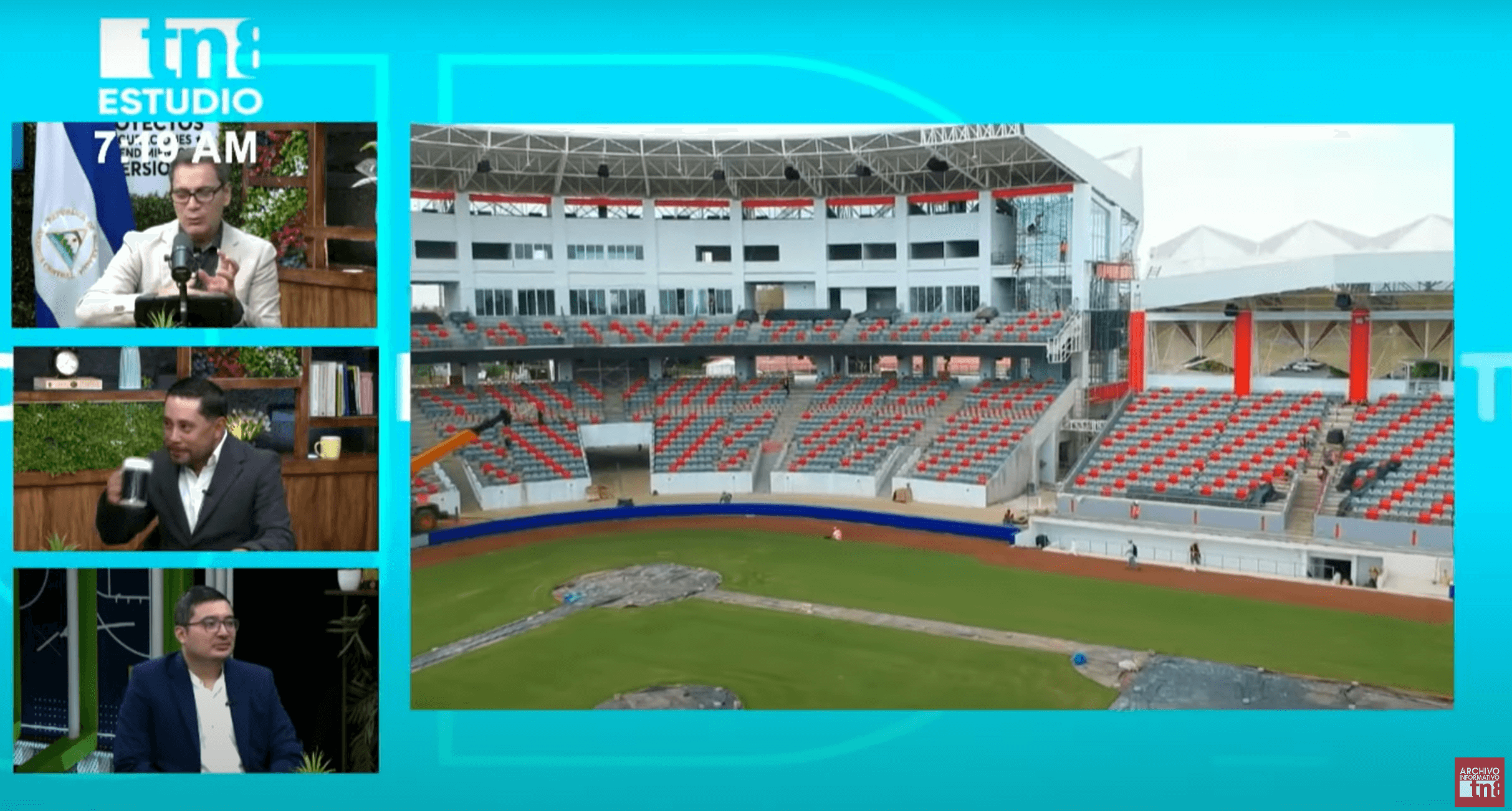 Foto: Nuevo estadio de béisbol en León, Rigoberto López Pérez / TN8