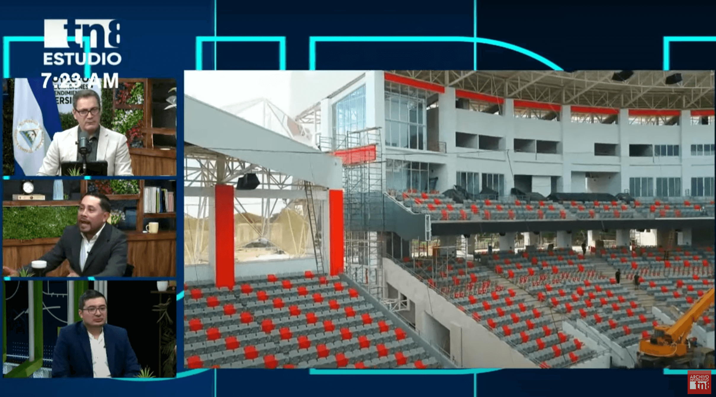 Foto: Nuevo estadio de béisbol en León, Rigoberto López Pérez / TN8