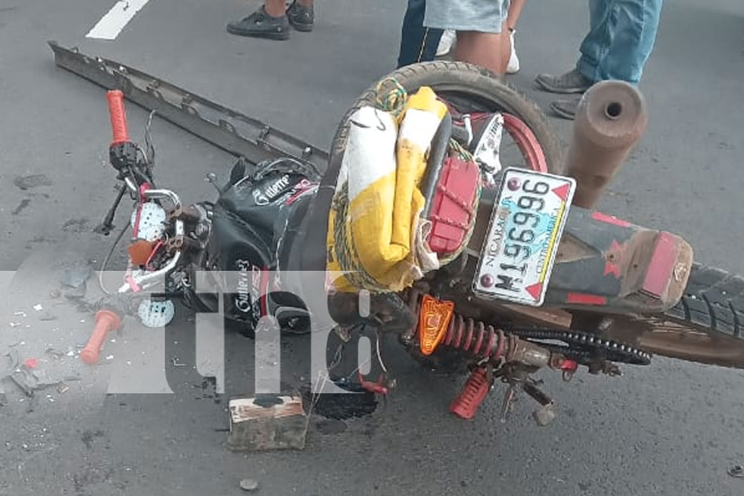 Un accidente de tránsito ocurrido la tarde de este martes en el kilómetro 27 de la Carretera Panamericana Sur, El Crucero, Managua