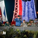 Foto: Presidente Daniel Ortega, en acto del 45 aniversario del Ejército de Nicaragua