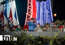 Foto: Presidente Daniel Ortega, en acto del 45 aniversario del Ejército de Nicaragua