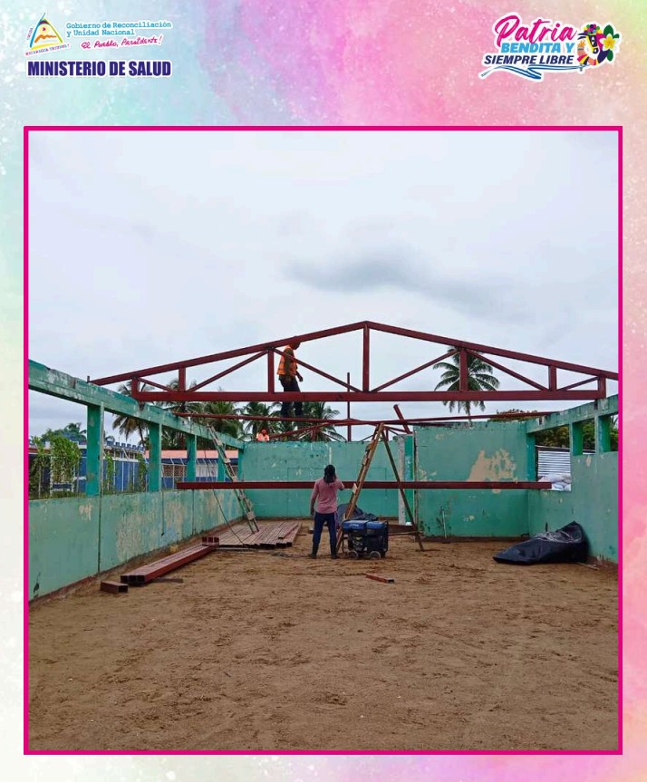 Foto:Obras de renovación en puesto de salud beneficiarán a familias en Costa Caribe Norte