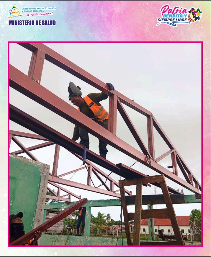 Foto:Obras de renovación en puesto de salud beneficiarán a familias en Costa Caribe Norte