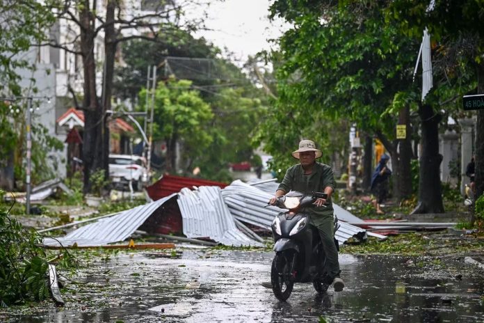 Foto: El tifón Yagi deja 14 muertos en Vietnam y se degrada a depresión tropical