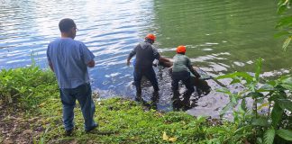 Foto: Hallazgo de cuerpo en estado de descomposición en la Laguna de Masaya