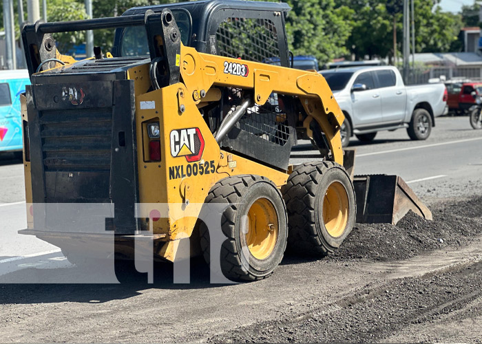 Foto: Modernización vial en Managua / TN8