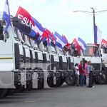 Foto: Nuevos camiones para la Alcaldía de Managua por parte de Bielorrusia / TN8