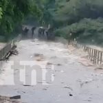 Foto: Fuertes corrientes en Carazo por las lluvias / TN8