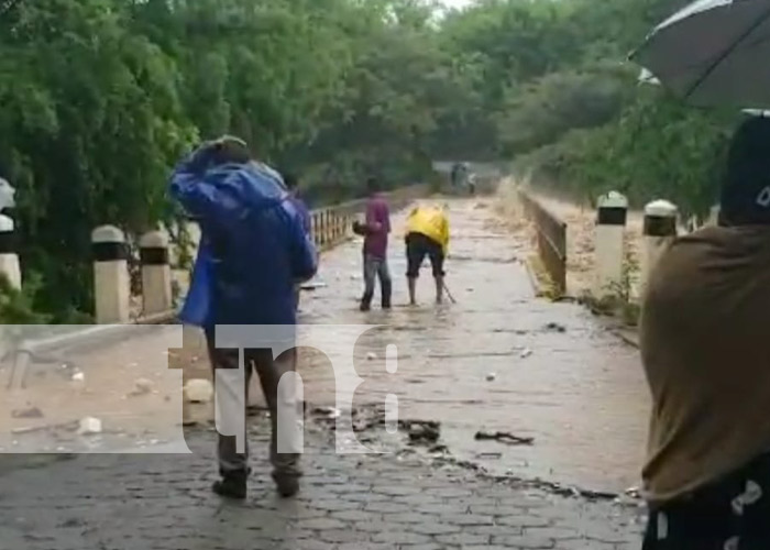 Foto: Fuertes corrientes en Carazo por las lluvias / TN8