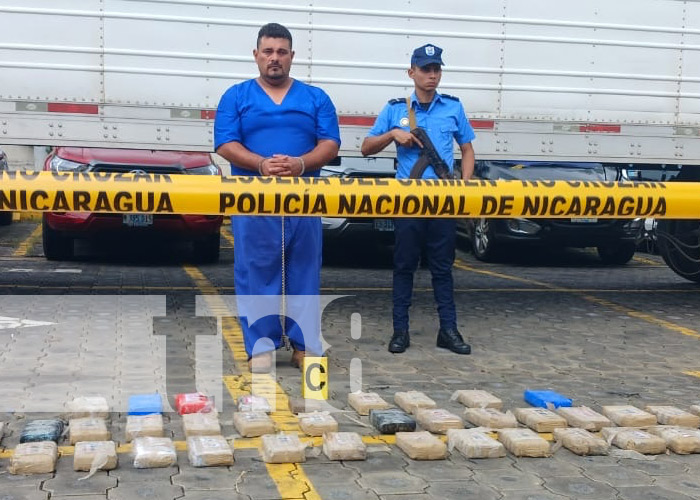 Foto: Incautación de más de 50 kilos de cocaína a un hondureño en Peñas Blancas / TN8