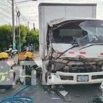 Foto: Accidente de tránsito deja a una mujer prensada en Managua / TN8