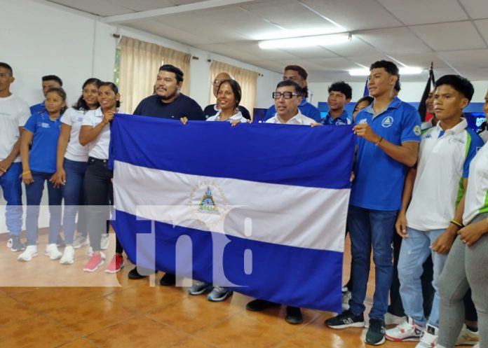 Foto: Representantes de remo y canotaje en Nicaragua / TN8