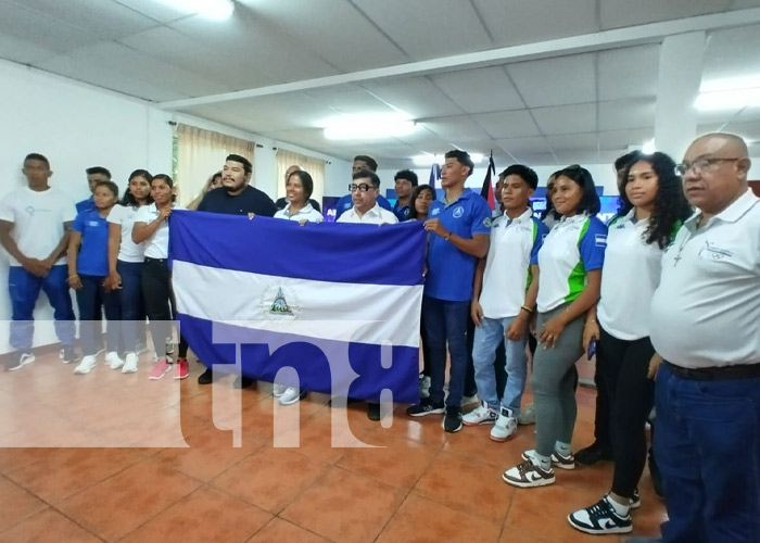 Foto: Representantes de remo y canotaje en Nicaragua / TN8