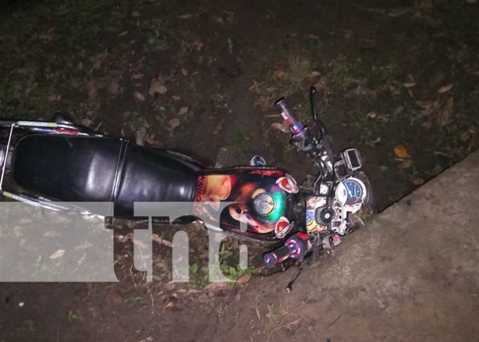 Foto: Accidente de tránsito con motos deja cuatro lesionados en El Corozo, Jalapa / TN8