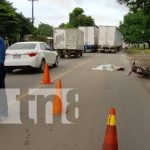 Foto: Tragedia con docente en Rivas / TN8