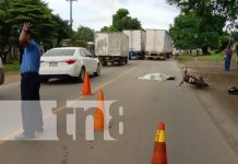 Foto: Tragedia con docente en Rivas / TN8