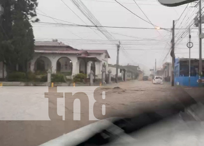 Foto: Afectaciones en Matagalpa por fuerte lluvia este lunes / TN8