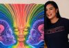 Foto: Itza Gissell, artista nicaragüense, y la obra que encantó a Tool