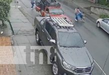 Foto: Escena de un accidente de tránsito que involucra a un menor en Matagalpa / TN8