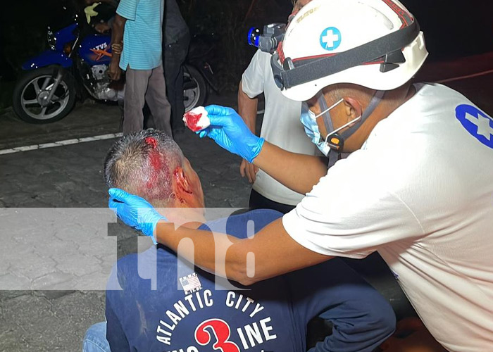 Foto: Accidente de tránsito con una moto en Juigalpa / TN8